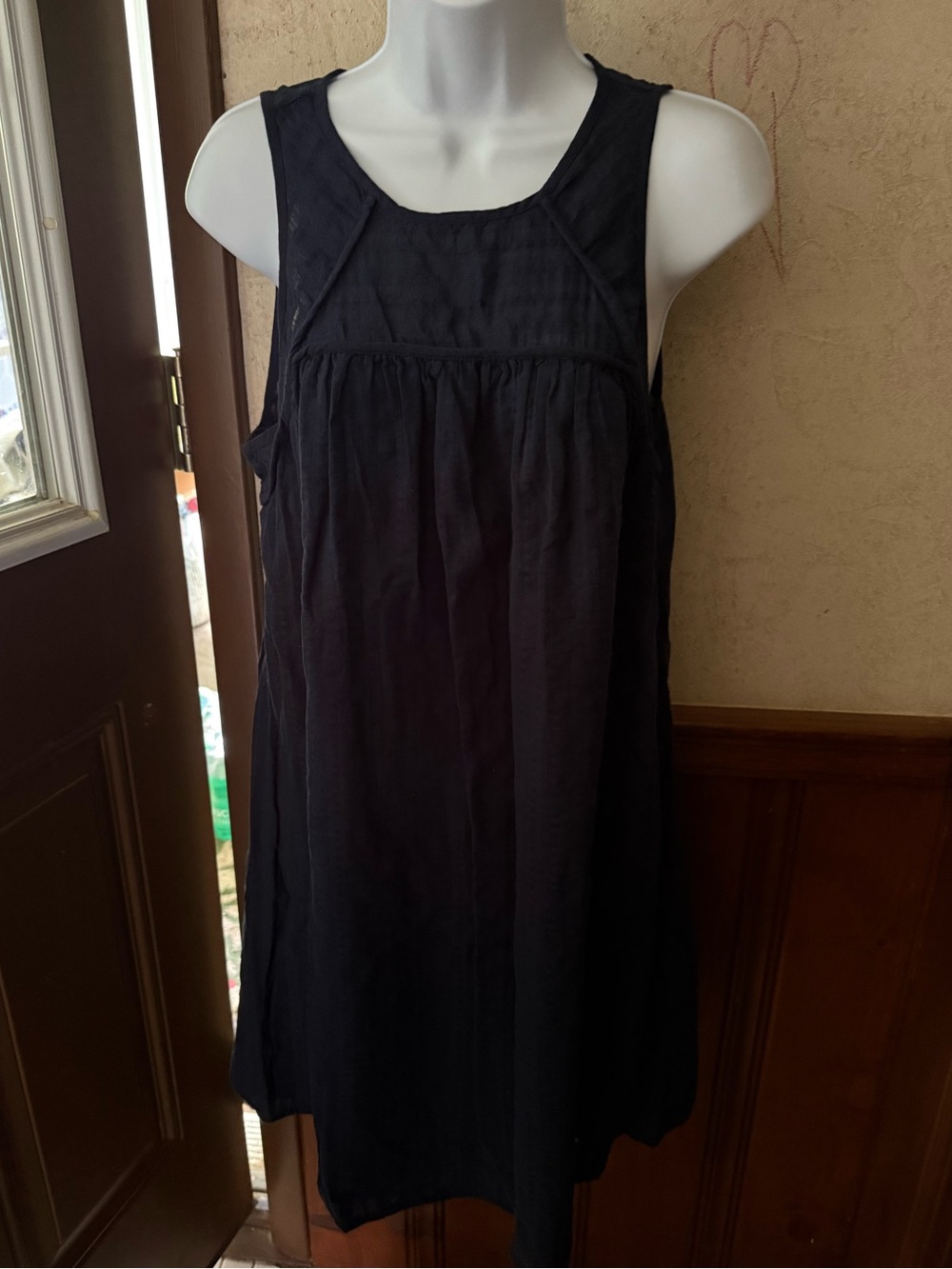 Liz Lange Navy Blue Sleeveless Maternity Dress M